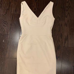 Classic Over Knee White Dress